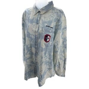 WEAR Erin Andrews New England Patriots Tie Dye Oversized Shirt XLarge‎ NEWL